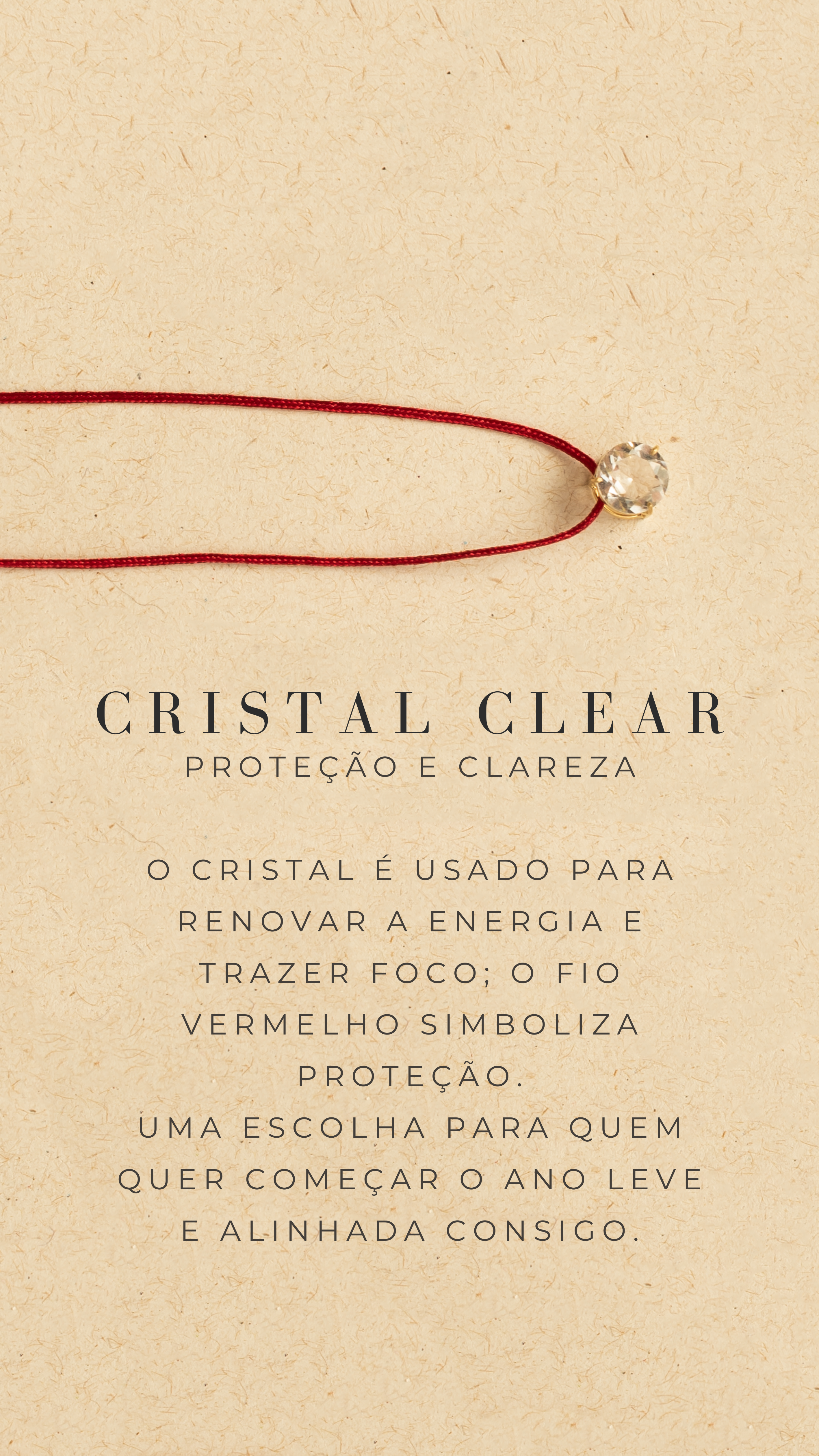 Colar Cristal Clear