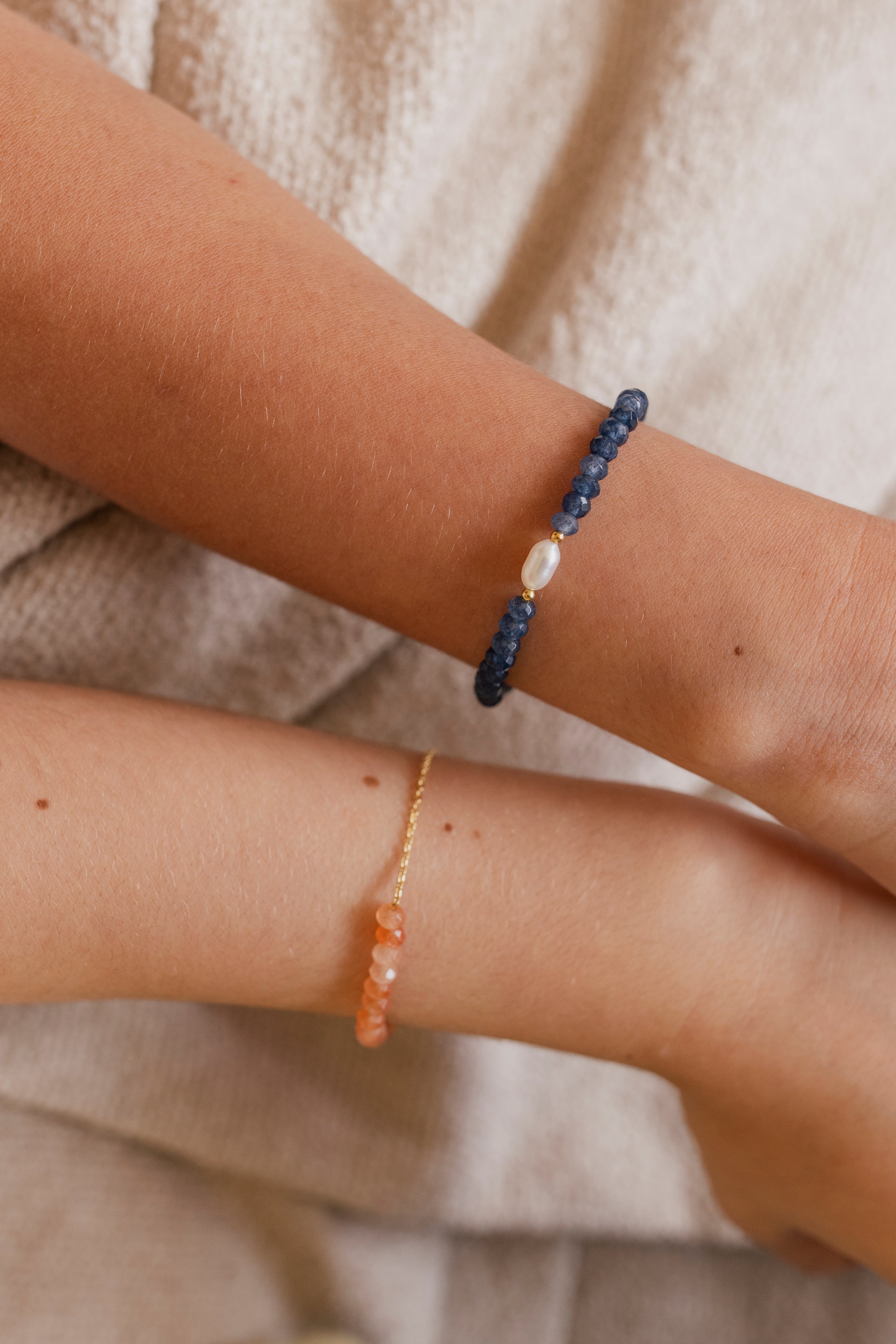 Pulseira Dual Jade Laranja