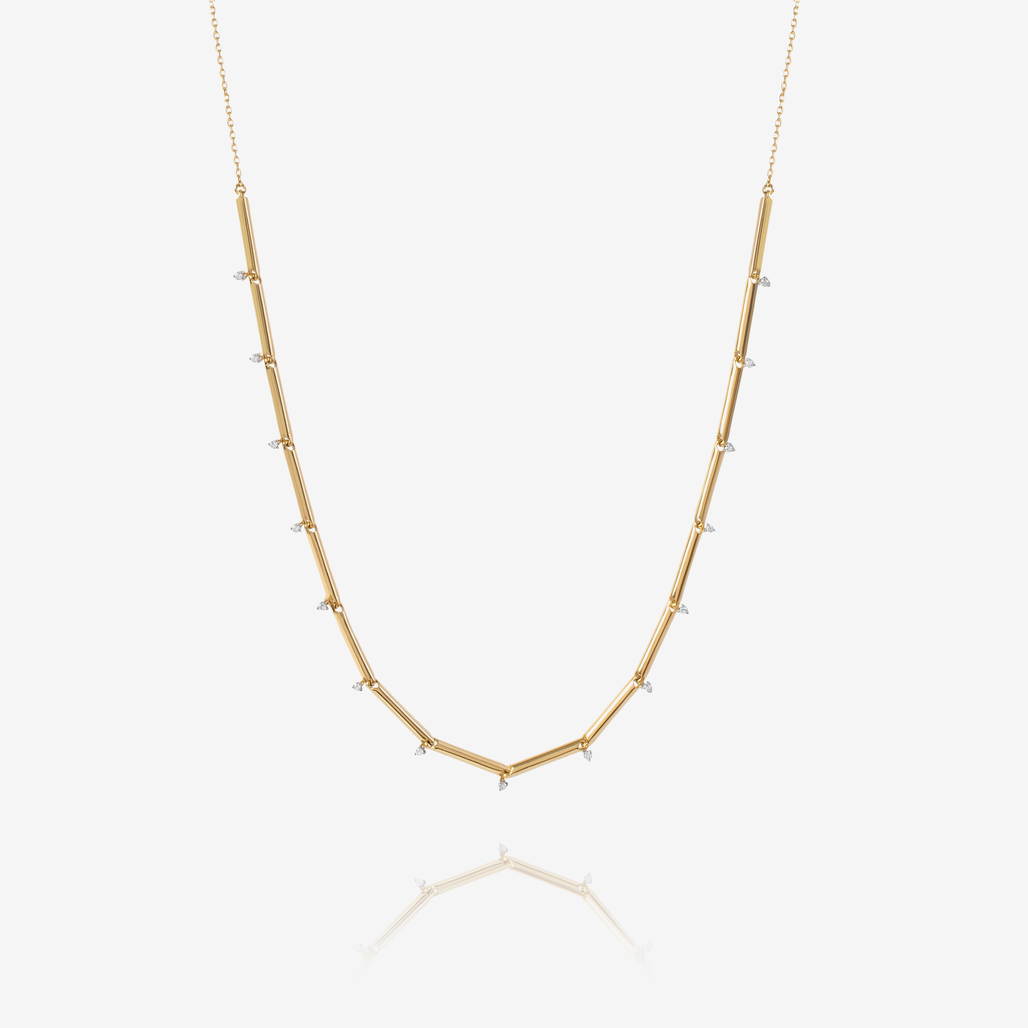Colar Pali Diamantes