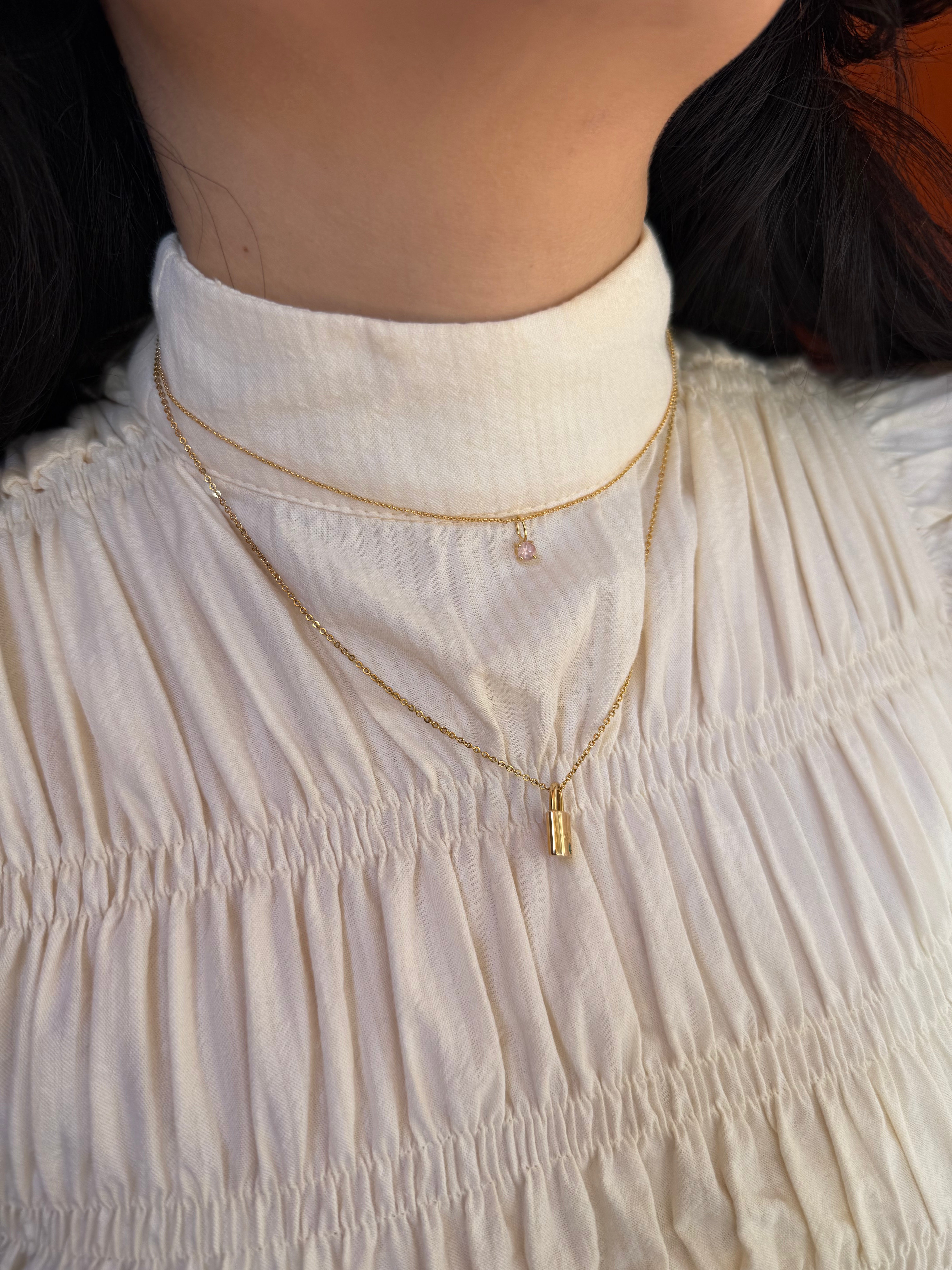 Pingente Quartzo Rosa Mel