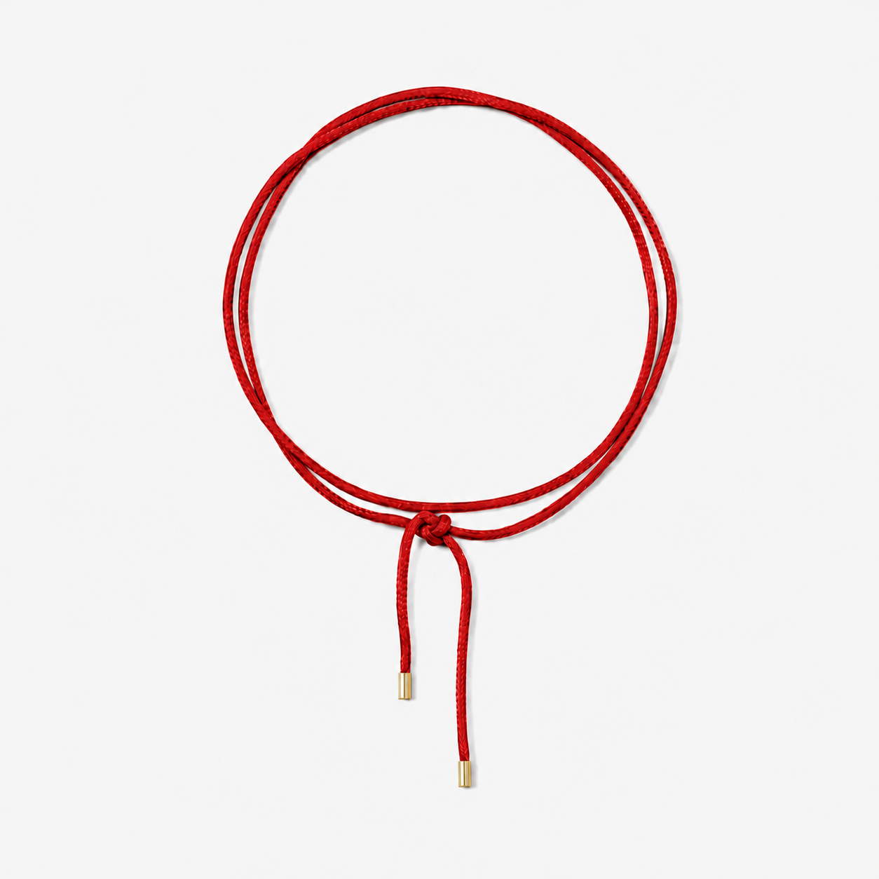 Colar Contorno Vermelho