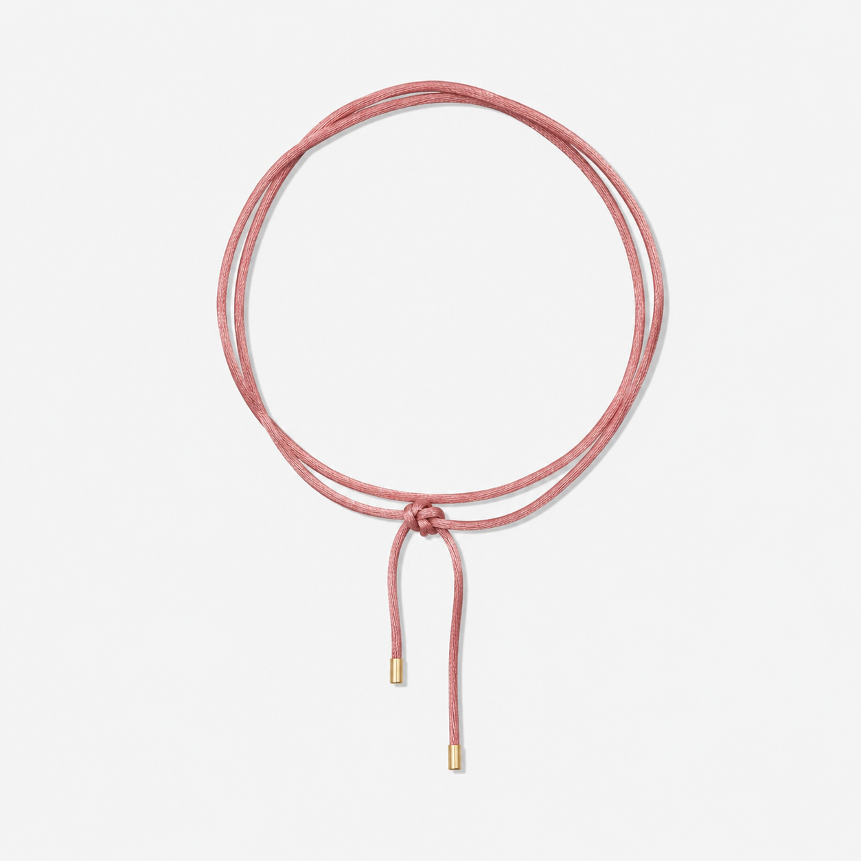 Colar Contorno Rosa