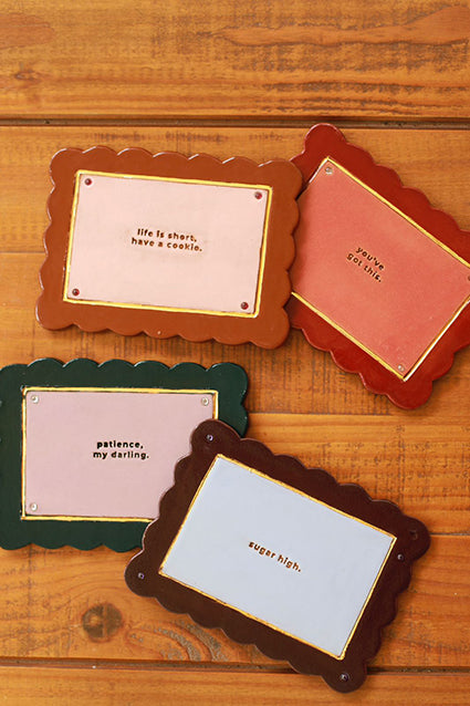 Frame Wish Life Is Short Have a Cookie